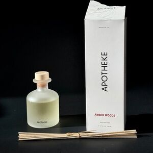 Apotheke Amber Woods  Reed Diffuser 6.7 Fl Oz Damaged Box